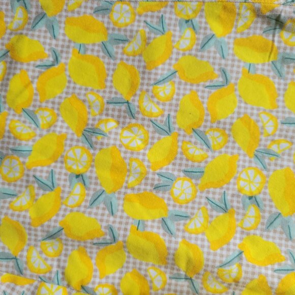 Lands End Womens Lemon Print Mid Rise Ankle Pants Size 12 - Picture 2 of 5